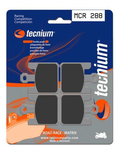 TECNIUM Racing Sintered Metal Carbon Brake pads - MCR288