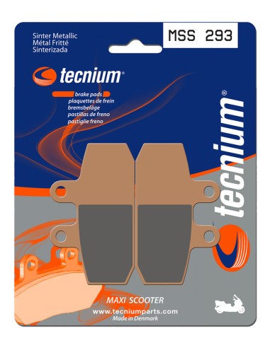 TECNIUM Maxi Scooter Sintered Metal Brake pads - MSS293