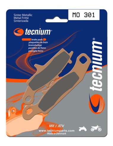 TECNIUM MX/ATV Sintered Metal Brake pads - MO301