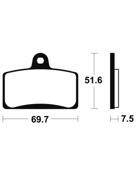 TECNIUM Street Organic Brake pads - MA321