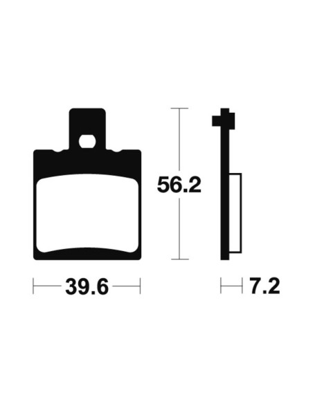 TECNIUM Street Organic Brake pads - MA324