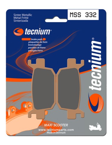 TECNIUM Maxi Scooter Sintered Metal Brake pads - MSS332