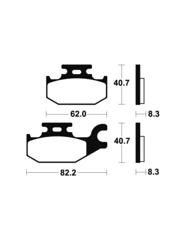 TECNIUM MX/ATV Sintered Metal Brake...