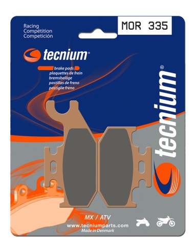 TECNIUM Racing MX/ATV Sintered Metal Brake pads - MOR335