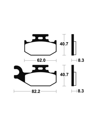 TECNIUM MX/ATV Sintered Metal Brake...
