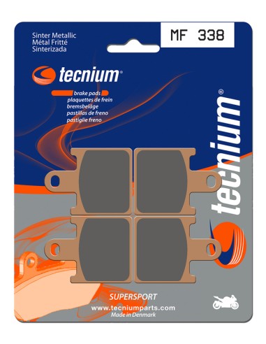 TECNIUM Street Performance Sintered Metal Brake pads - MF338