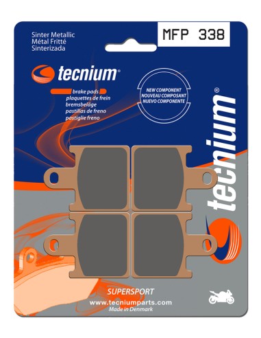 TECNIUM Trail Performance Sintered Metal Brake pads - MFP338