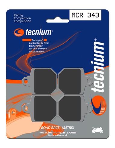 TECNIUM Racing Sintered Metal Carbon Brake pads - MCR343