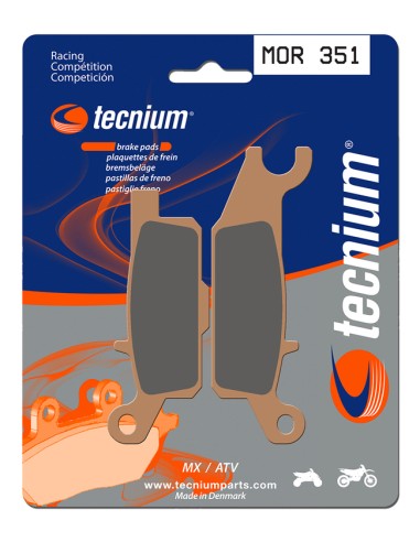 TECNIUM Racing MX/ATV Sintered Metal Brake pads - MOR351