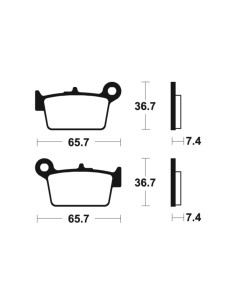 Plăcuțe de frână organice... 2