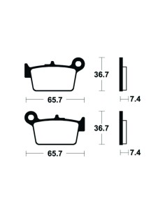 Plăcuțe de frână organice... 2