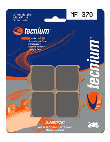 TECNIUM Street Performance Sintered Metal Brake pads - MF370