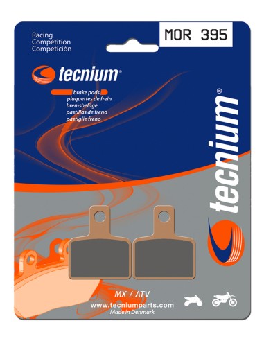 TECNIUM Racing MX/ATV Sintered Metal Brake pads - MOR395