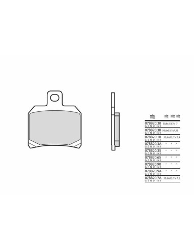 BREMBO Genuine Sintered Metal Brake pads - 07BB2065