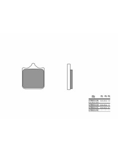 Plăcuțe de frână din metal...