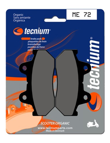 Plăcuțe de frână organice TECNIUM Scooter - ME72