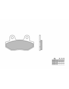 Plăcuțe de frână din metal...