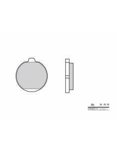 Plăcuțe de frână BREMBO...