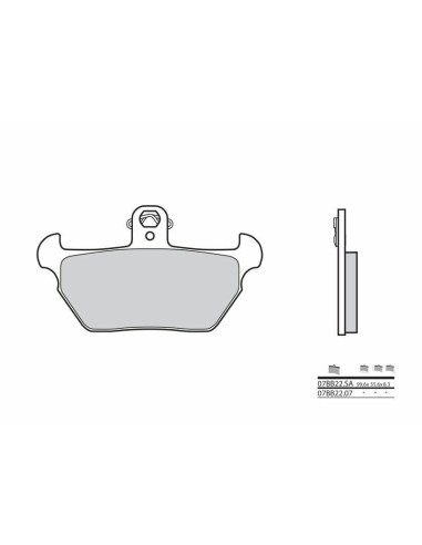 BREMBO Street Sintered Metal Brake pads - 07BB22SA