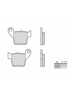 Plăcuțe de frână din metal...