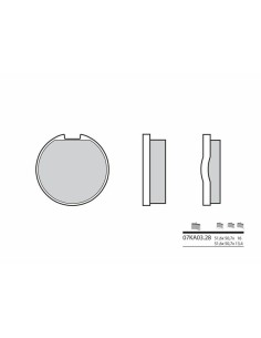 Plăcuțe de frână BREMBO...