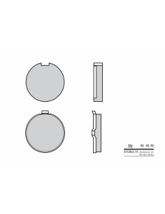 Plăcuțe de frână BREMBO...