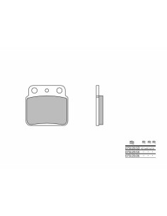 Plăcuțe de frână din metal...