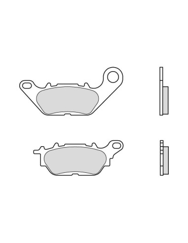 BREMBO Scooter Carbon Ceramic Brake pads - 07114CC