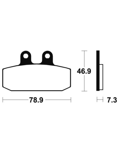 TECNIUM Scooter Organic Brake pads -... TECNIUM Scooter Organic Brake pads -...