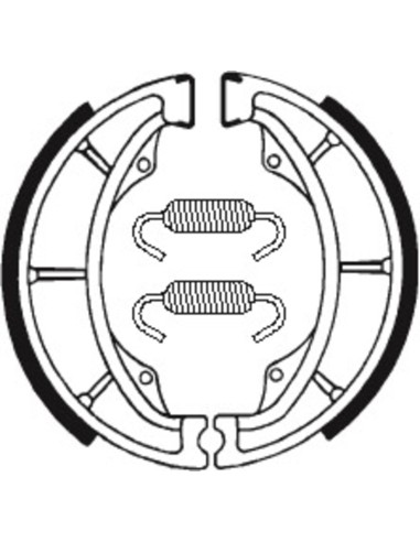 TECNIUM Scooter/Street/Off-Road/ATV Organic Brake shoes  - BA014