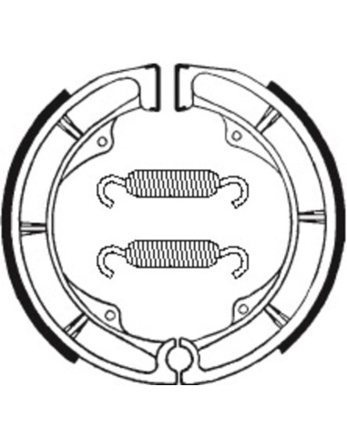 Saboți de frână organici TECNIUM Street/ATV - BA018