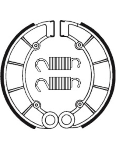 Saboți de frână organici stradal TECNIUM - BA027