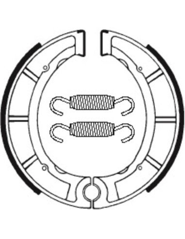 Saboți de frână organici TECNIUM Stradă/Off-Road/ATV - BA035