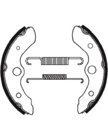 TECNIUM ATV Organic Brake shoes  - BA044