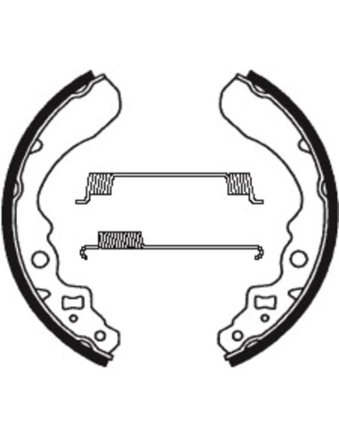 Saboți de frână organici TECNIUM ATV - BA053