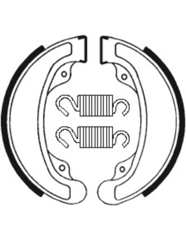 Saboți de frână organici stradal TECNIUM - BA058