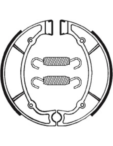 Saboți de frână organici stradal TECNIUM - BA063