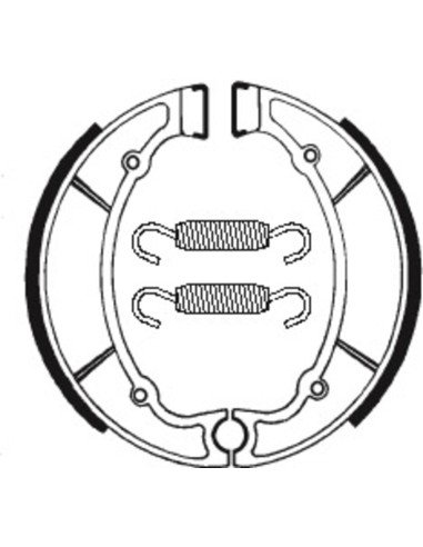 TECNIUM Street Organic Brake shoes  - BA064