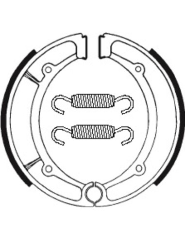 TECNIUM de frână organici pentru scuter/Street/ATV TECNIUM - BA066