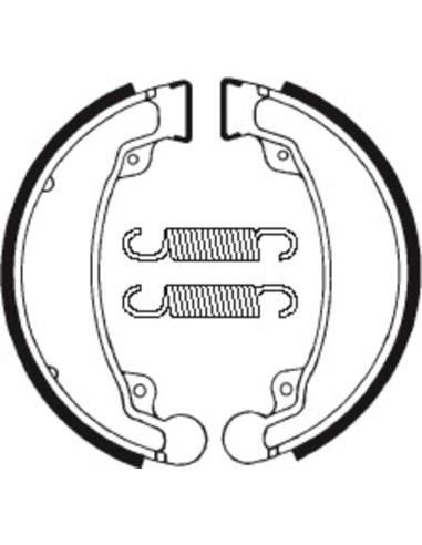TECNIUM de frână organici pentru scuter/Street/ATV TECNIUM - BA069