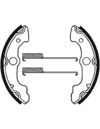 Saboți de frână organici TECNIUM ATV - BA085