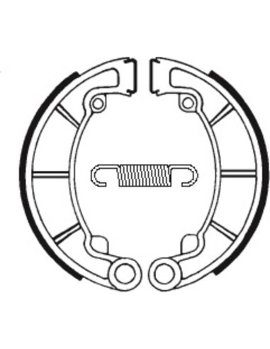 TECNIUM Street Organic Brake shoes  - BA088