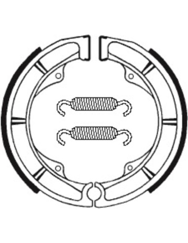 Saboți de frână organici stradal TECNIUM - BA111