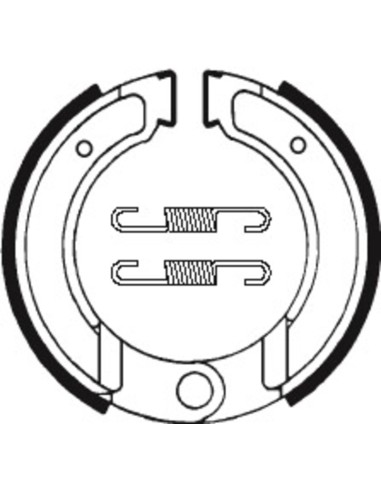 TECNIUM Scooter/Street/Off-Road Organic Brake shoes  - BA120