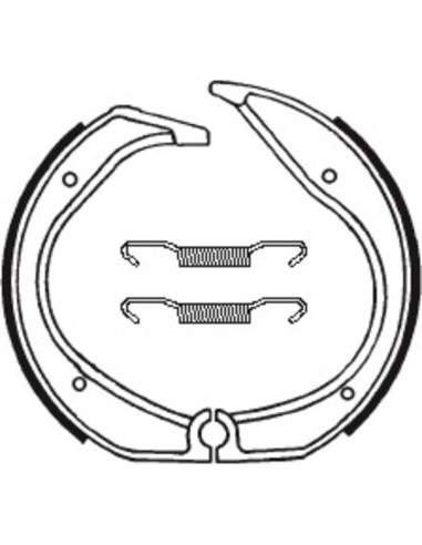 Saboți de frână organici stradal TECNIUM - BA140