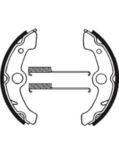 TECNIUM ATV Organic Brake shoes  - BA178