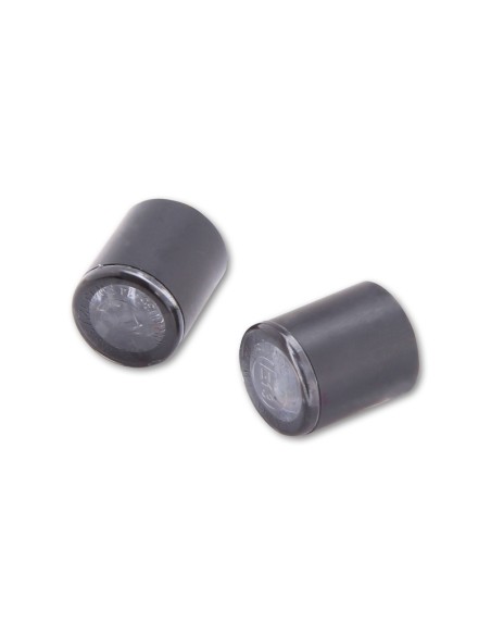 HIGHSIDER Pro Proton LED Indicator Module Body Black / Lens Smoked (Pair), Front & Rear