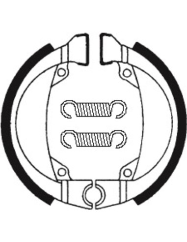 TECNIUM Scooter Organic Brake shoes  - BA193