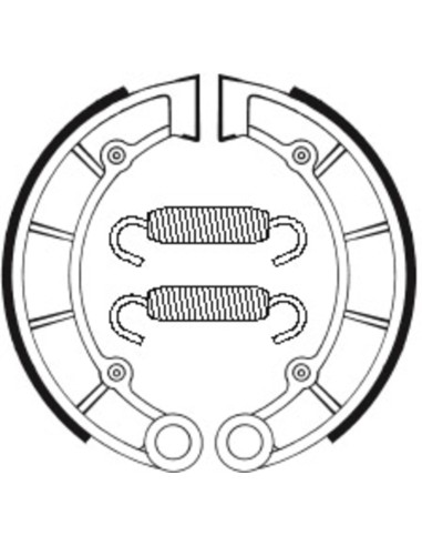 Saboți de frână organici TECNIUM ATV - BA197