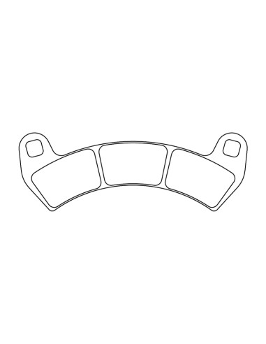 CL BRAKES ATV Sintered Metal Brake pads - 1247ATV1